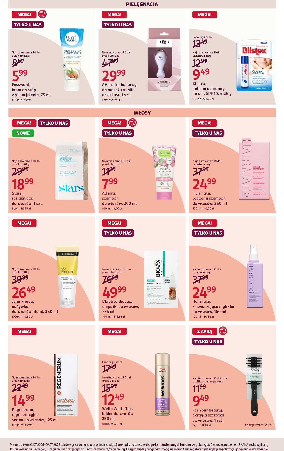 rossmann - Aktualna gazetka Rossmann ważna od 23.07.2026 do 29.07.2026 - page: 7
