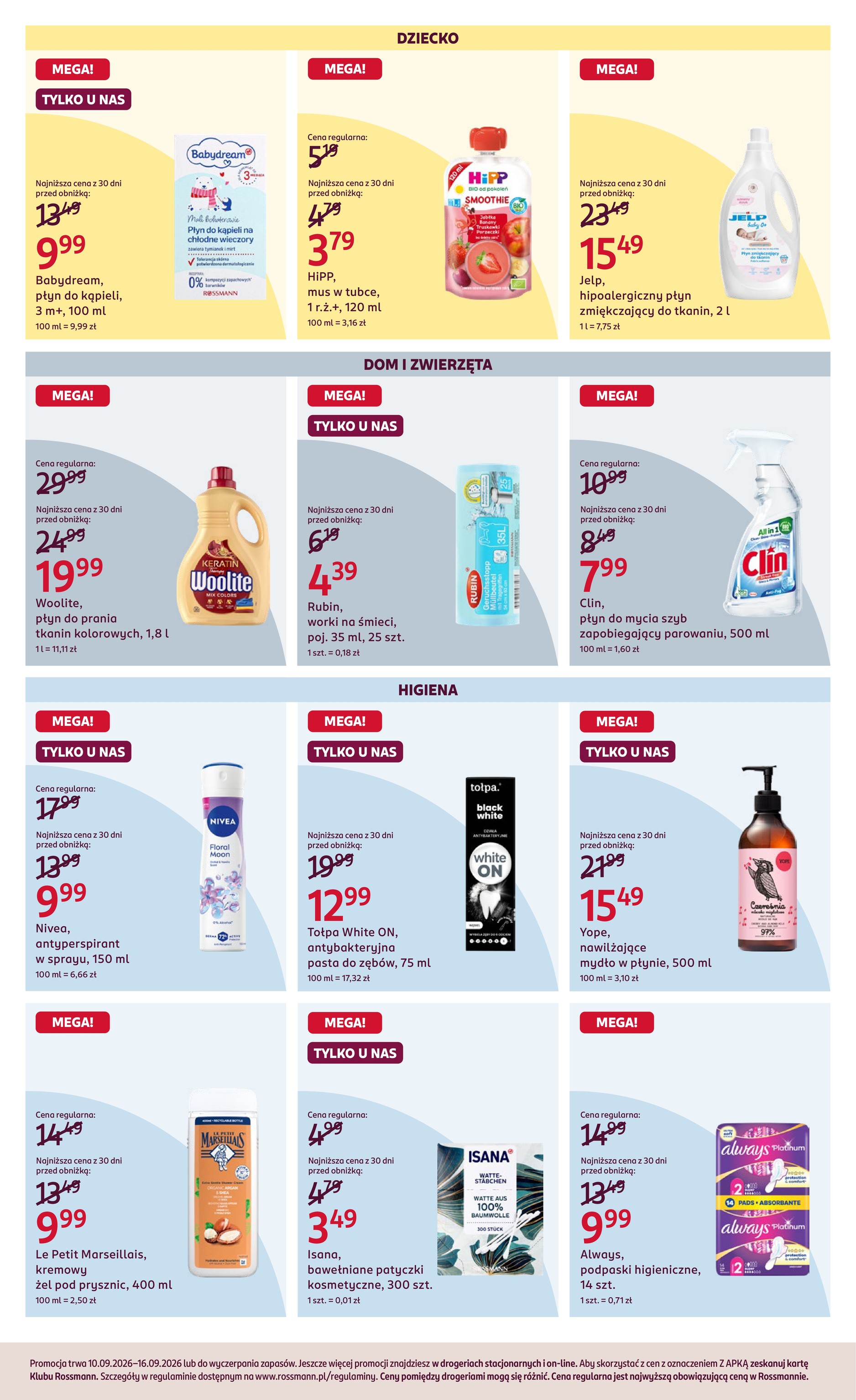 rossmann - Aktualna gazetka Rossmann ważna od 10.09.2026 do 16.09.2026 - page: 4