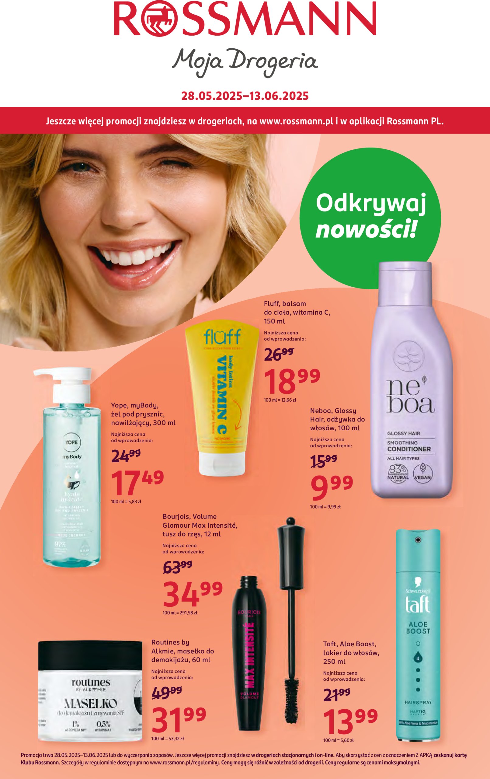 rossmann - Rossmann gazetka ważna od 28.05. - 13.06. - page: 1