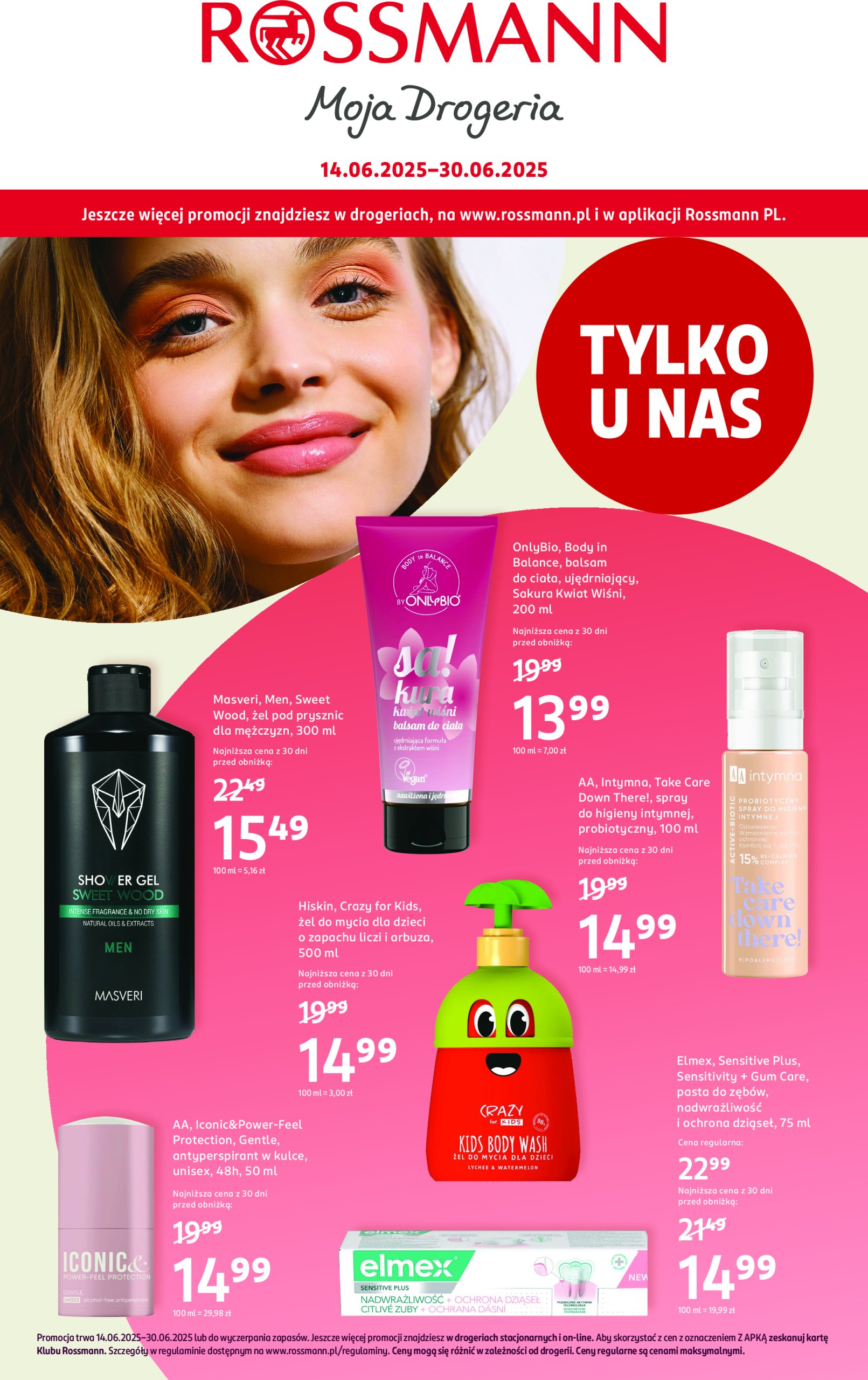 rossmann - Gazetka Rossmann ważna od 14.06. - 30.06.