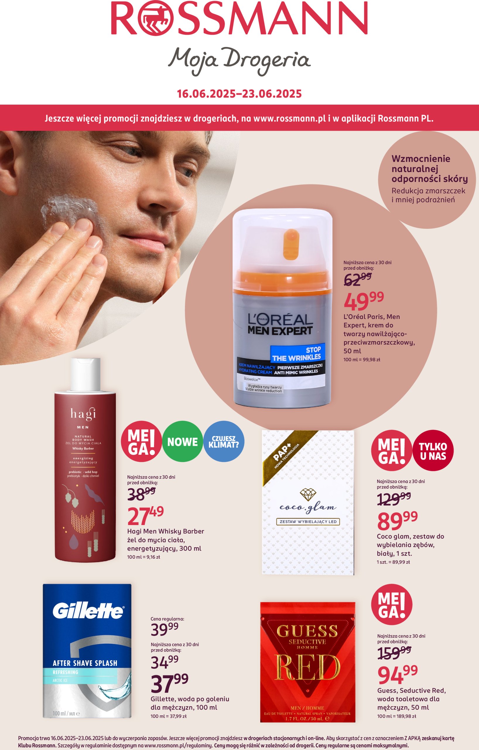 rossmann - Gazetka Rossmann - Męska pielęgnacja ważna od 16.06. - 23.06.