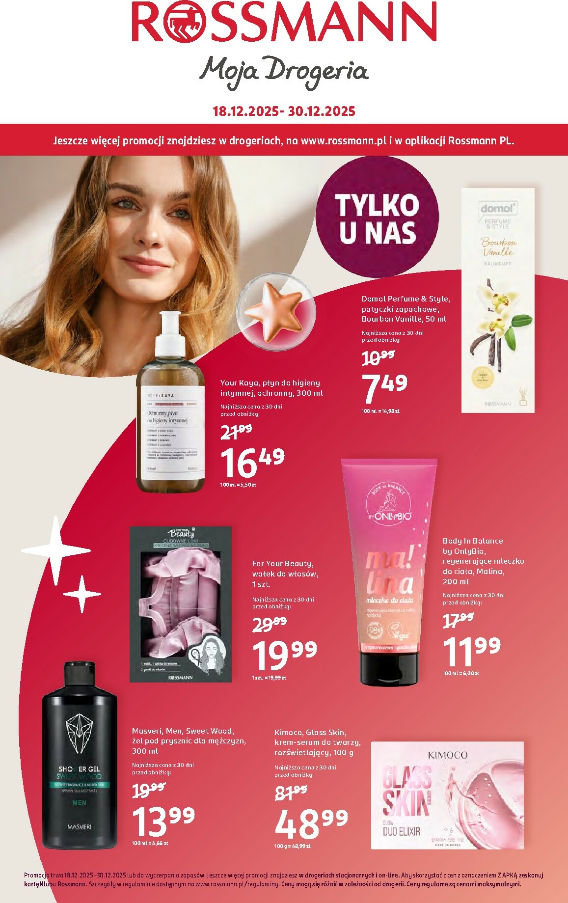 rossmann - Gazetka Rossmann - ważna od 18.12. do 30.12.