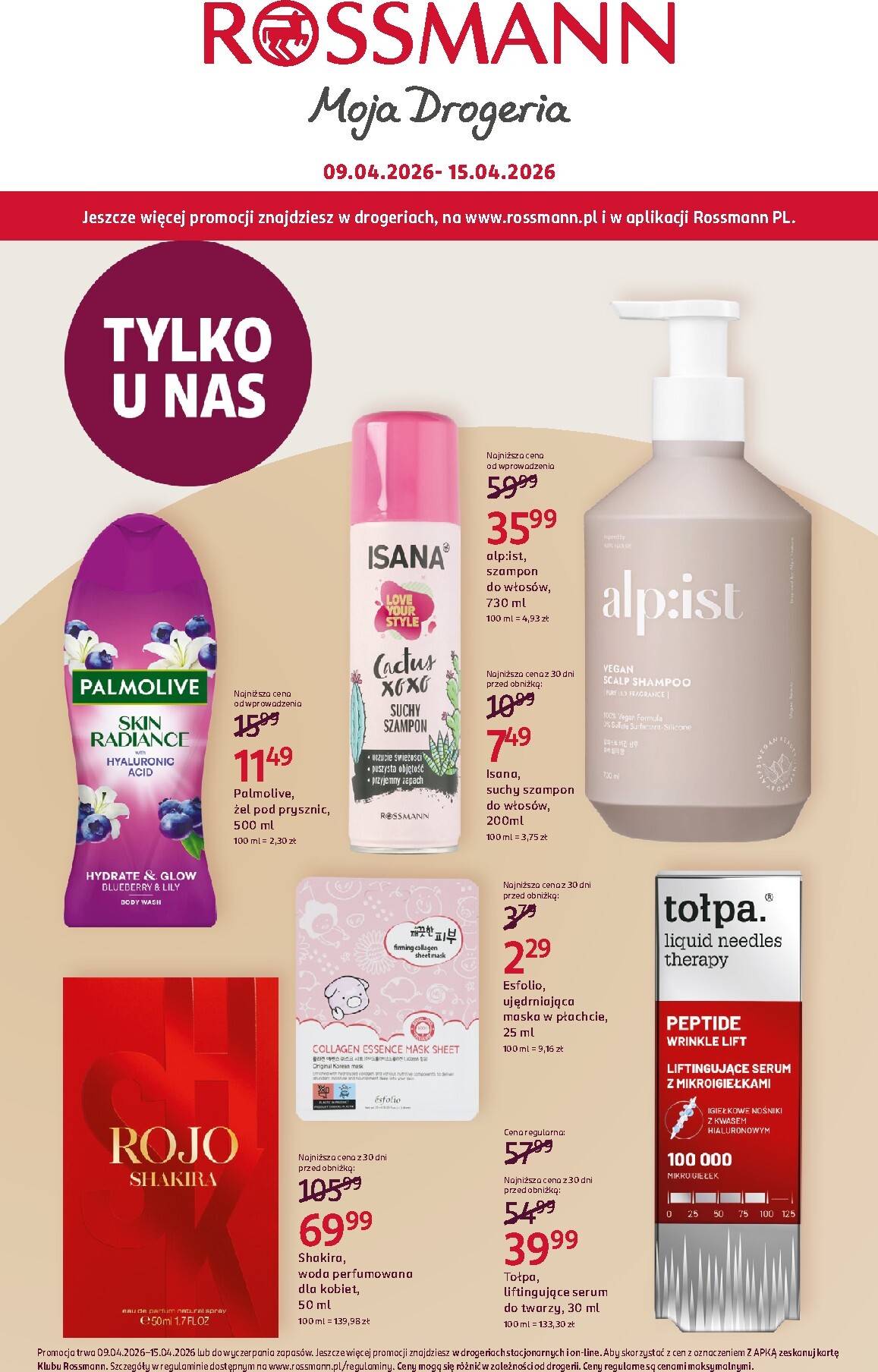rossmann - Aktualna gazetka Rossmann ważna od 09.04.2026 do 15.04.2026