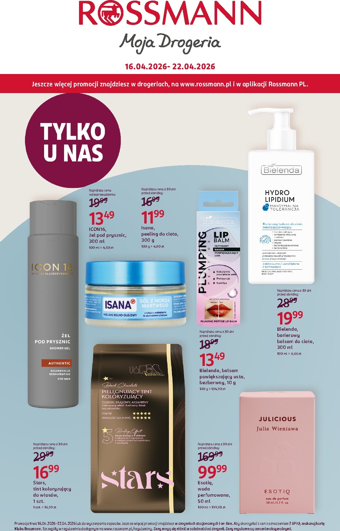 rossmann - Aktualna gazetka Rossmann ważna od 16.04.2026 do 22.04.2026
