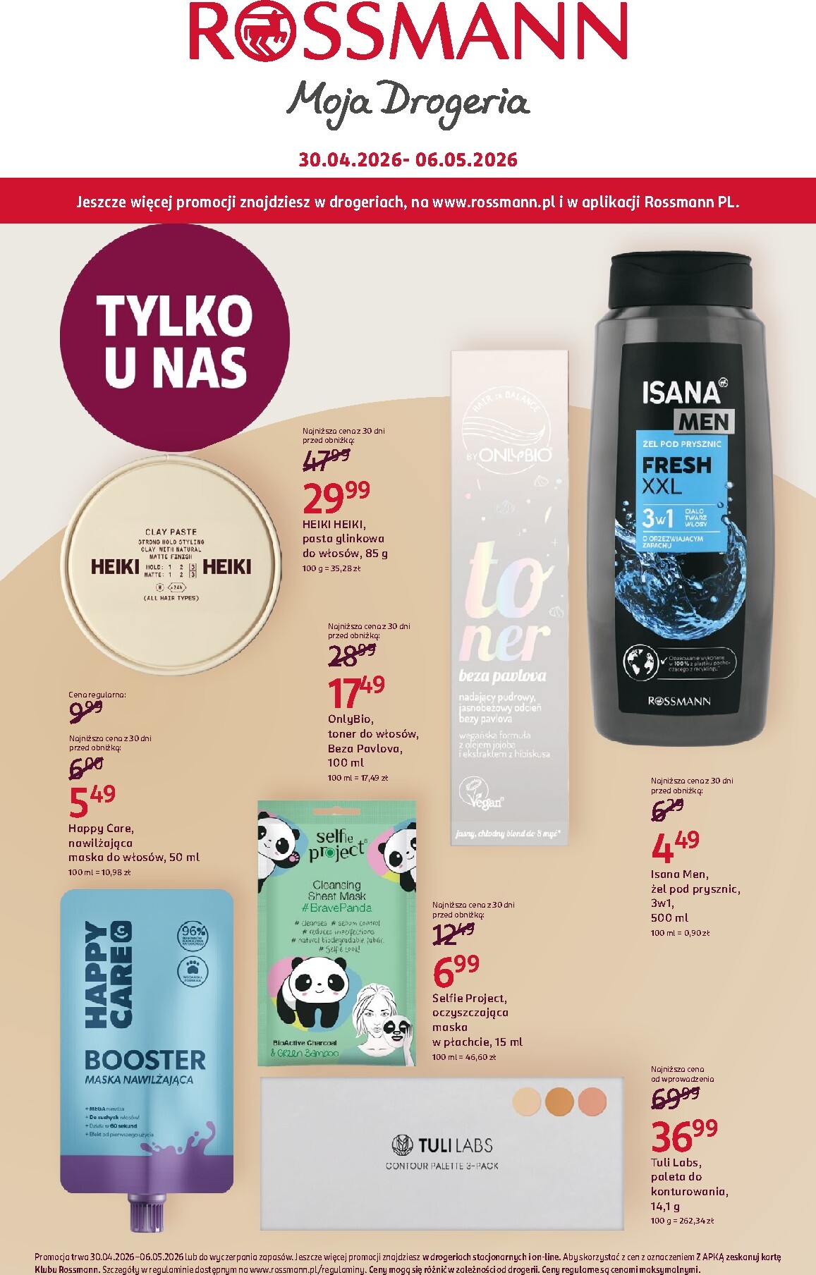 rossmann - Aktualna gazetka Rossmann ważna od 30.04.2026 do 06.05.2026