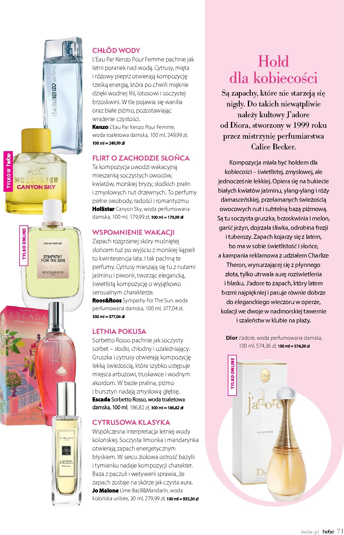 hebe - Aktualna gazetka Hebe - Magazyn ważna od 01.07.2026 do 31.08.2026 - page: 71