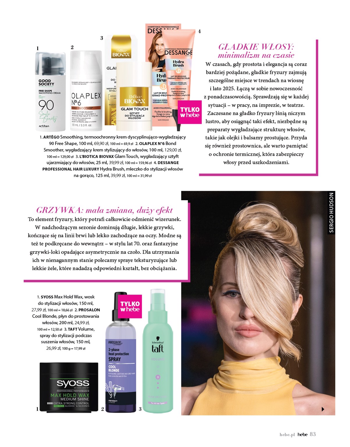 hebe - Hebe - Magazyn gazetka ważna od 01.03. - 30.04. - page: 83 hebe - Hebe - Magazyn gazetka ważna od 01.03. - 30.04. - page: 83