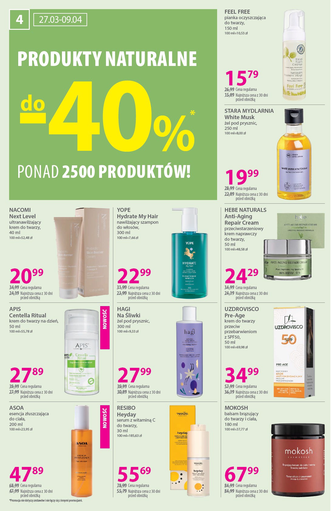 hebe - Hebe gazetka ważna od 27.03. - 09.04. - page: 4