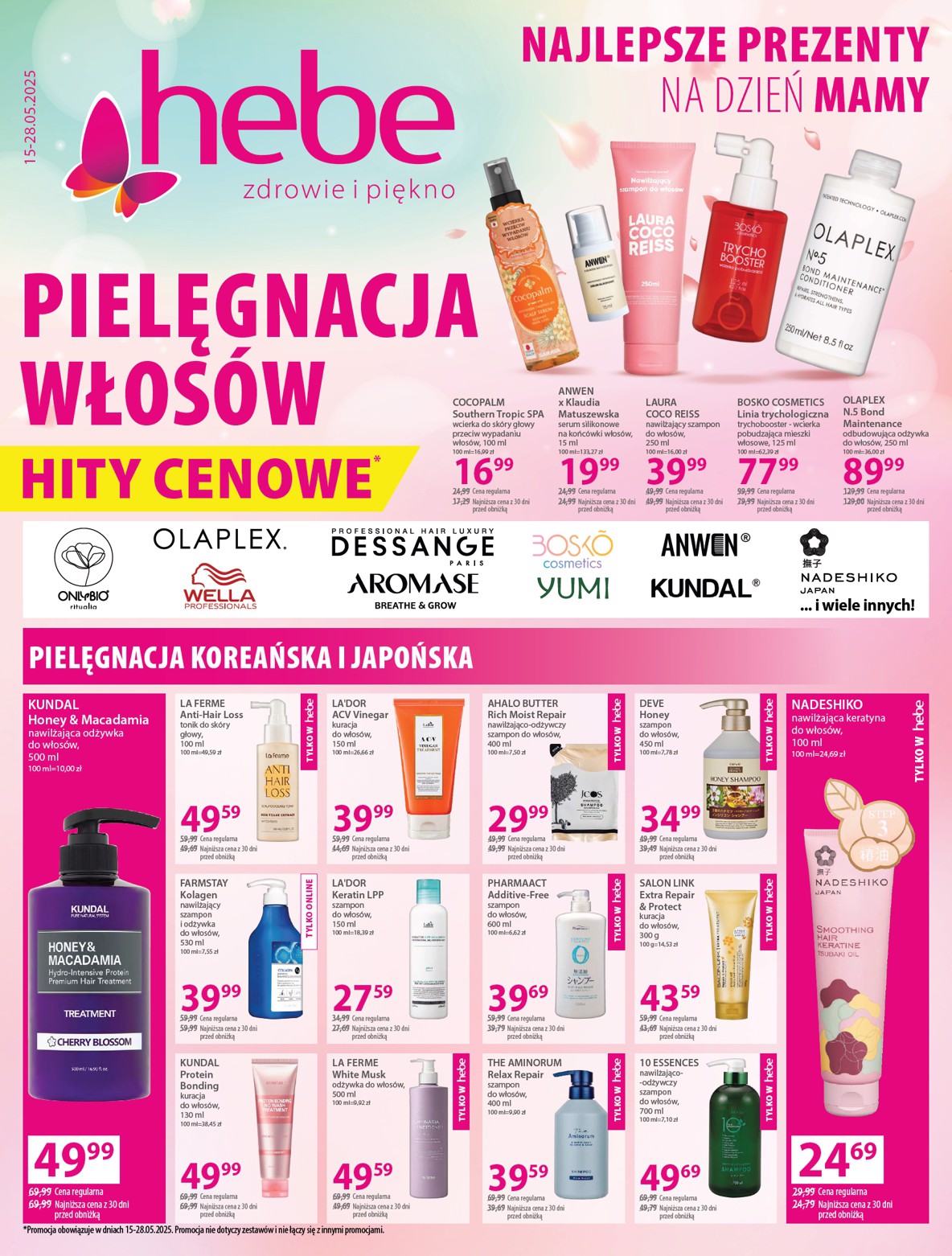 hebe - Hebe - Hity cenowe gazetka ważna od 15.05. - 25.05.