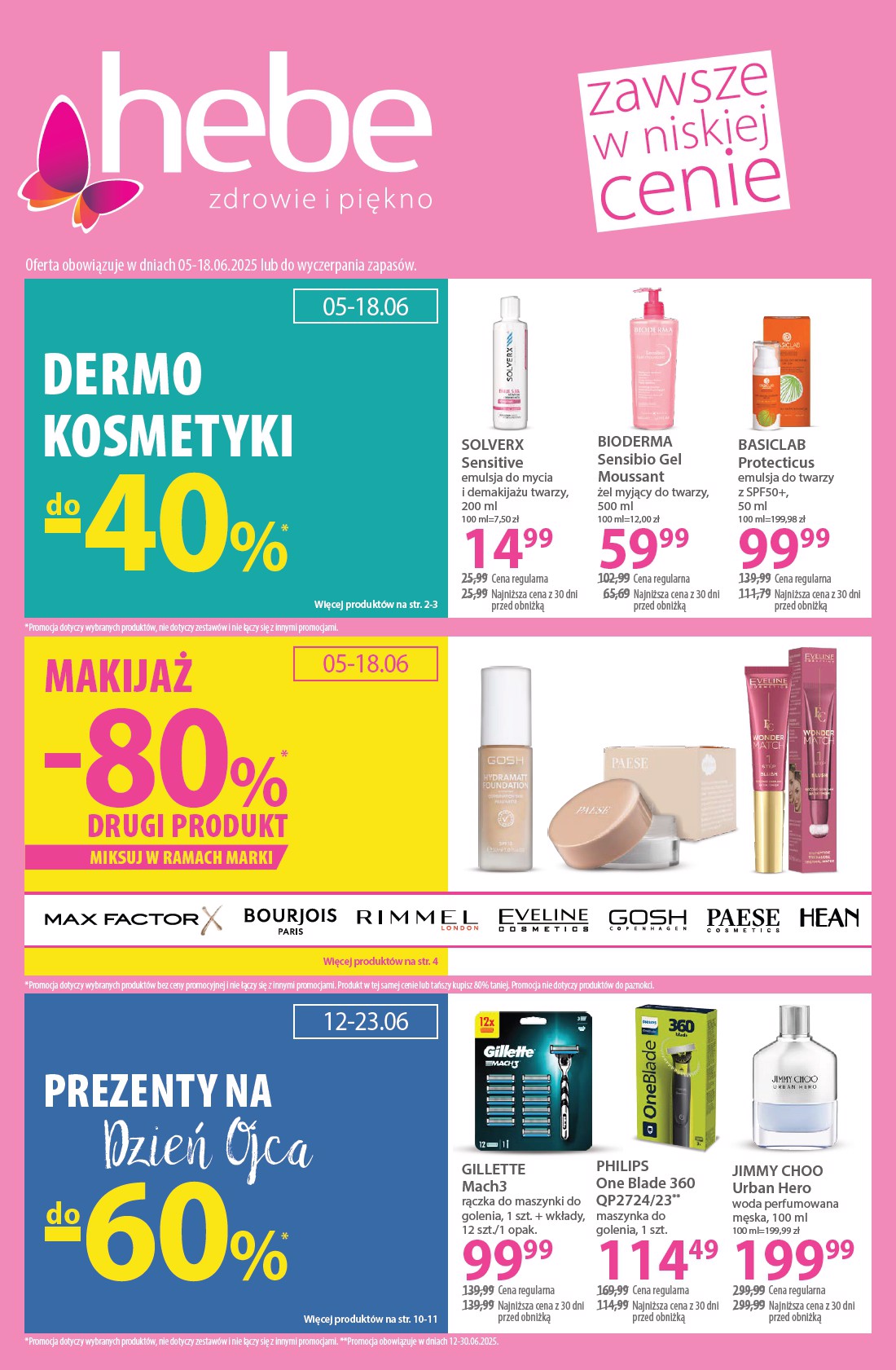 hebe - Gazetka Hebe ważna od 05.06. - 18.06.