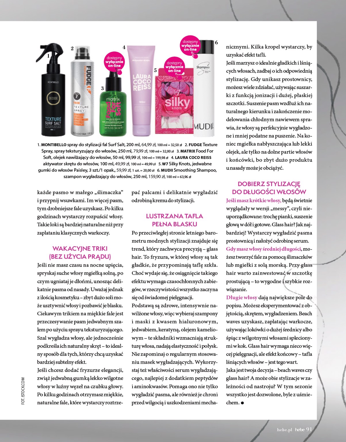 hebe - Gazetka Hebe - Magazyn ważna od 01.07. - 31.08. - page: 91 hebe - Gazetka Hebe - Magazyn ważna od 01.07. - 31.08. - page: 91
