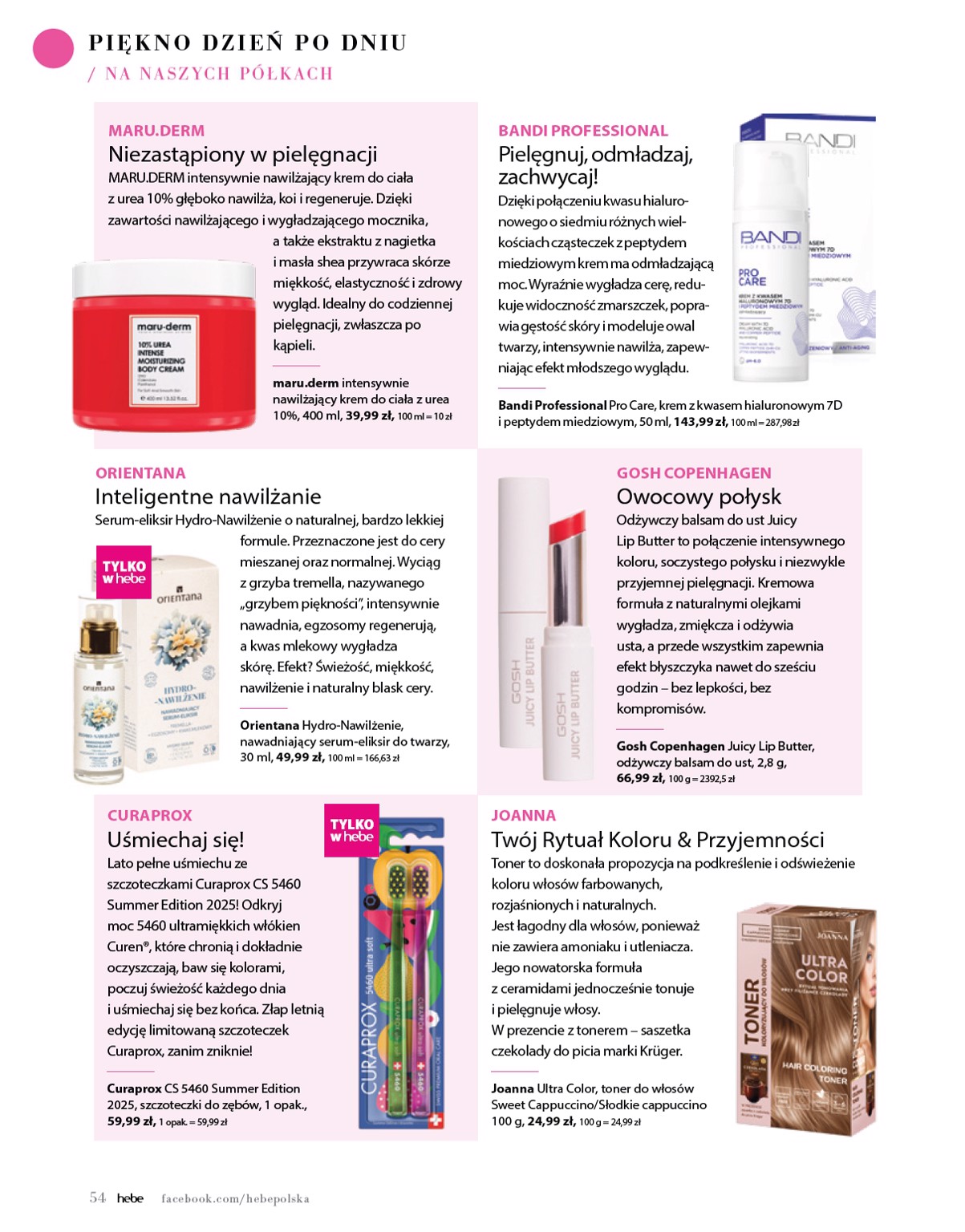 hebe - Gazetka Hebe - Magazyn ważna od 01.07. - 31.08. - page: 54 hebe - Gazetka Hebe - Magazyn ważna od 01.07. - 31.08. - page: 54