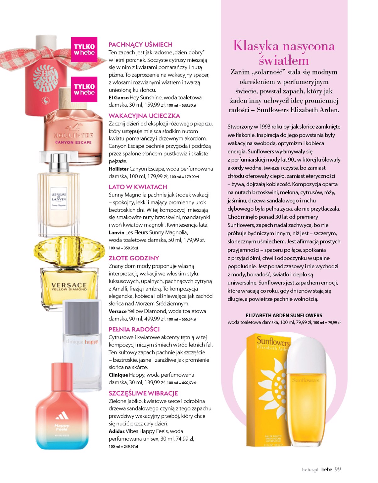hebe - Gazetka Hebe - Magazyn ważna od 01.07. - 31.08. - page: 99 hebe - Gazetka Hebe - Magazyn ważna od 01.07. - 31.08. - page: 99