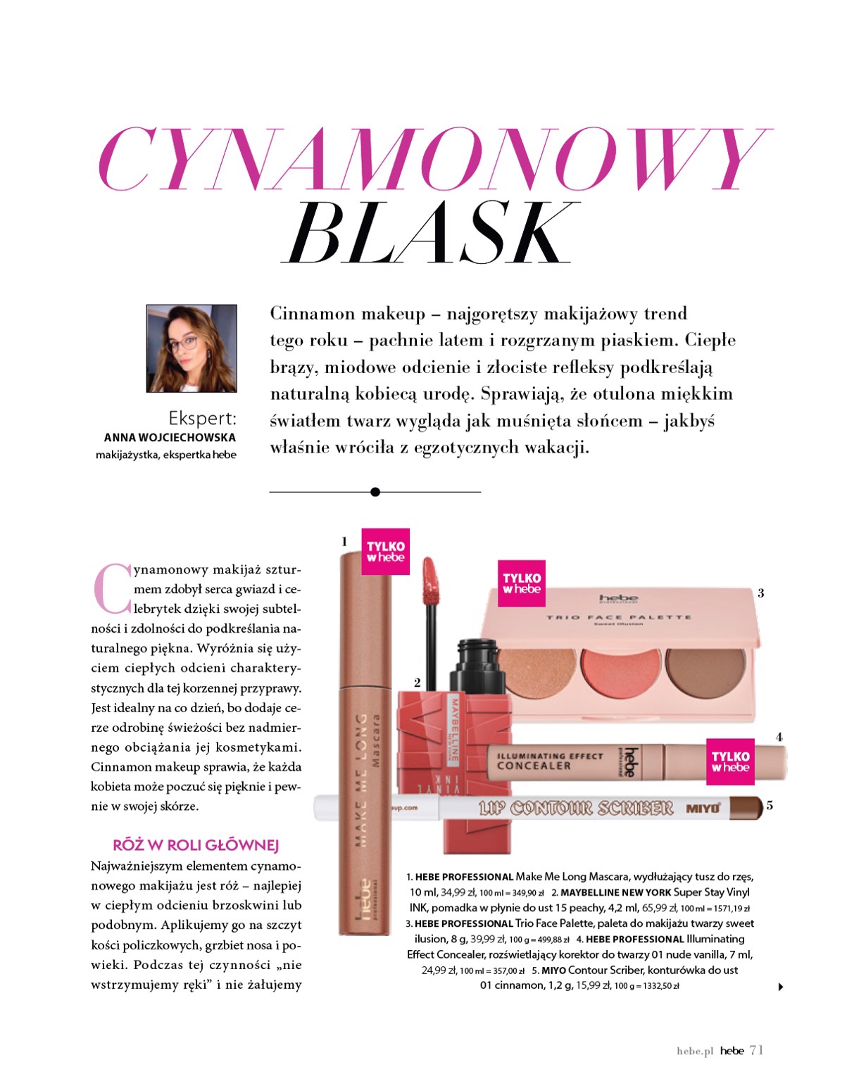 hebe - Gazetka Hebe - Magazyn ważna od 01.07. - 31.08. - page: 71 hebe - Gazetka Hebe - Magazyn ważna od 01.07. - 31.08. - page: 71