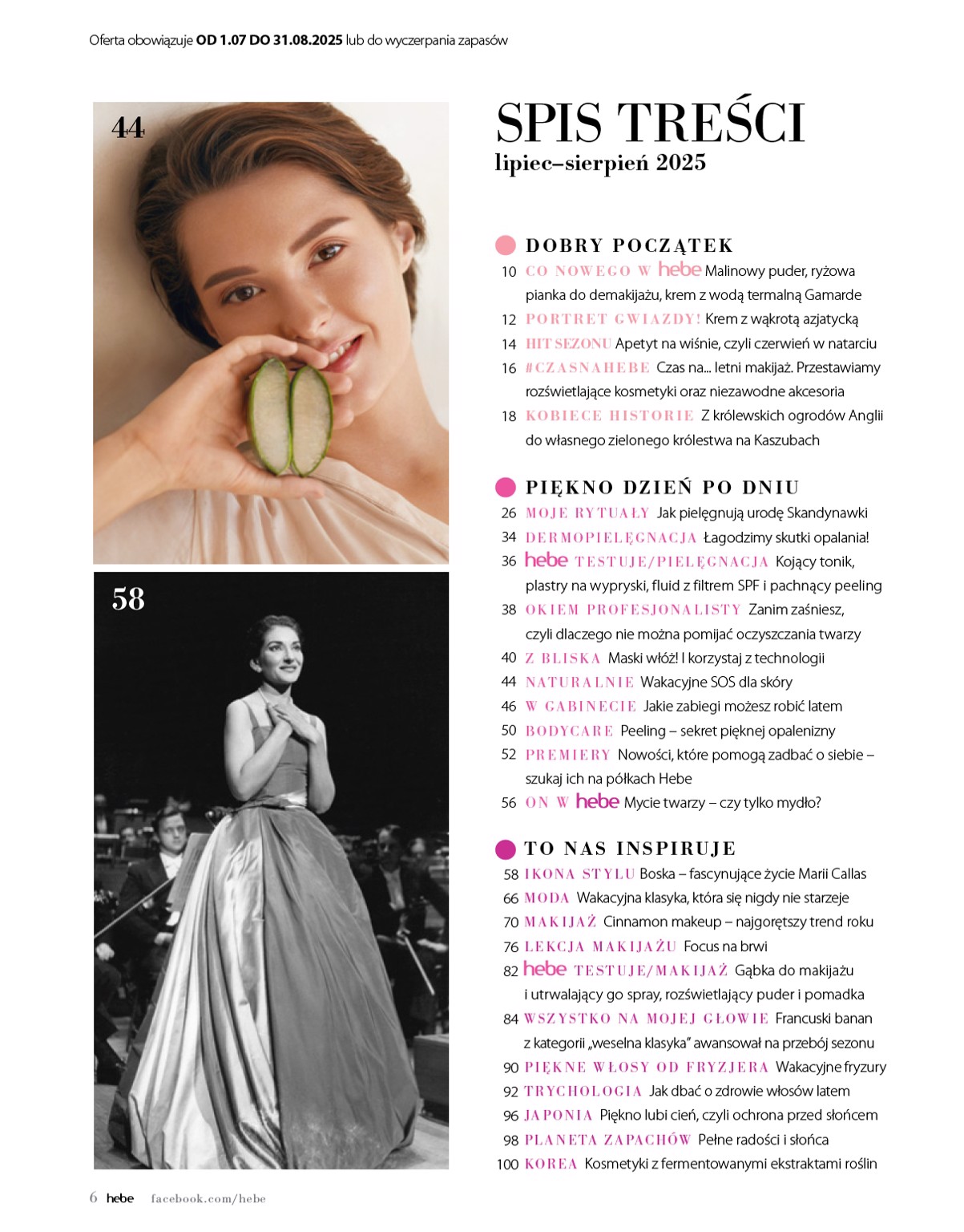 hebe - Gazetka Hebe - Magazyn ważna od 01.07. - 31.08. - page: 6 hebe - Gazetka Hebe - Magazyn ważna od 01.07. - 31.08. - page: 6