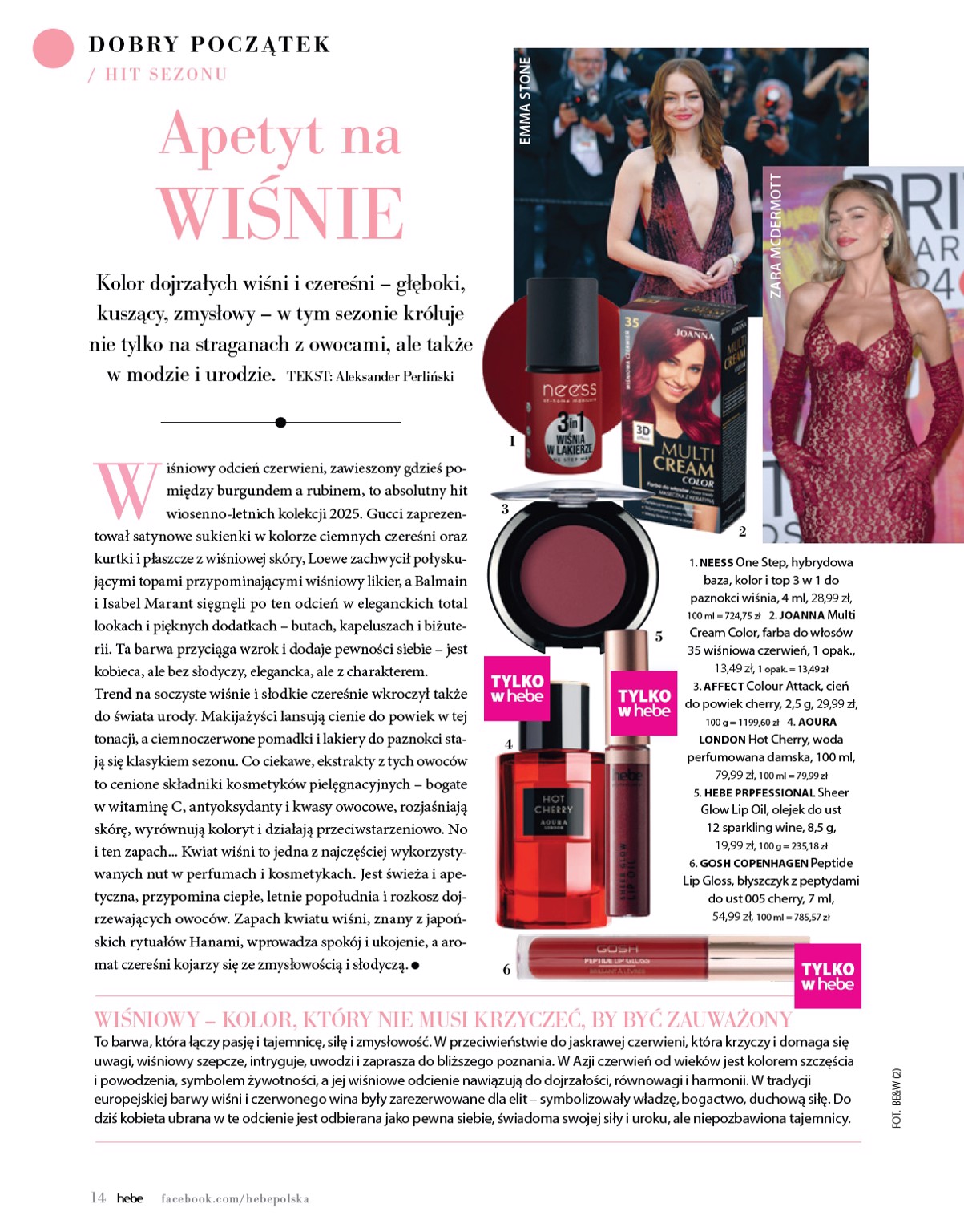 hebe - Gazetka Hebe - Magazyn ważna od 01.07. - 31.08. - page: 14 hebe - Gazetka Hebe - Magazyn ważna od 01.07. - 31.08. - page: 14