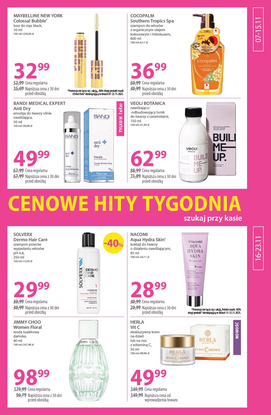 hebe - Gazetka Hebe - ważna od 07.11. do 23.11. - page: 7