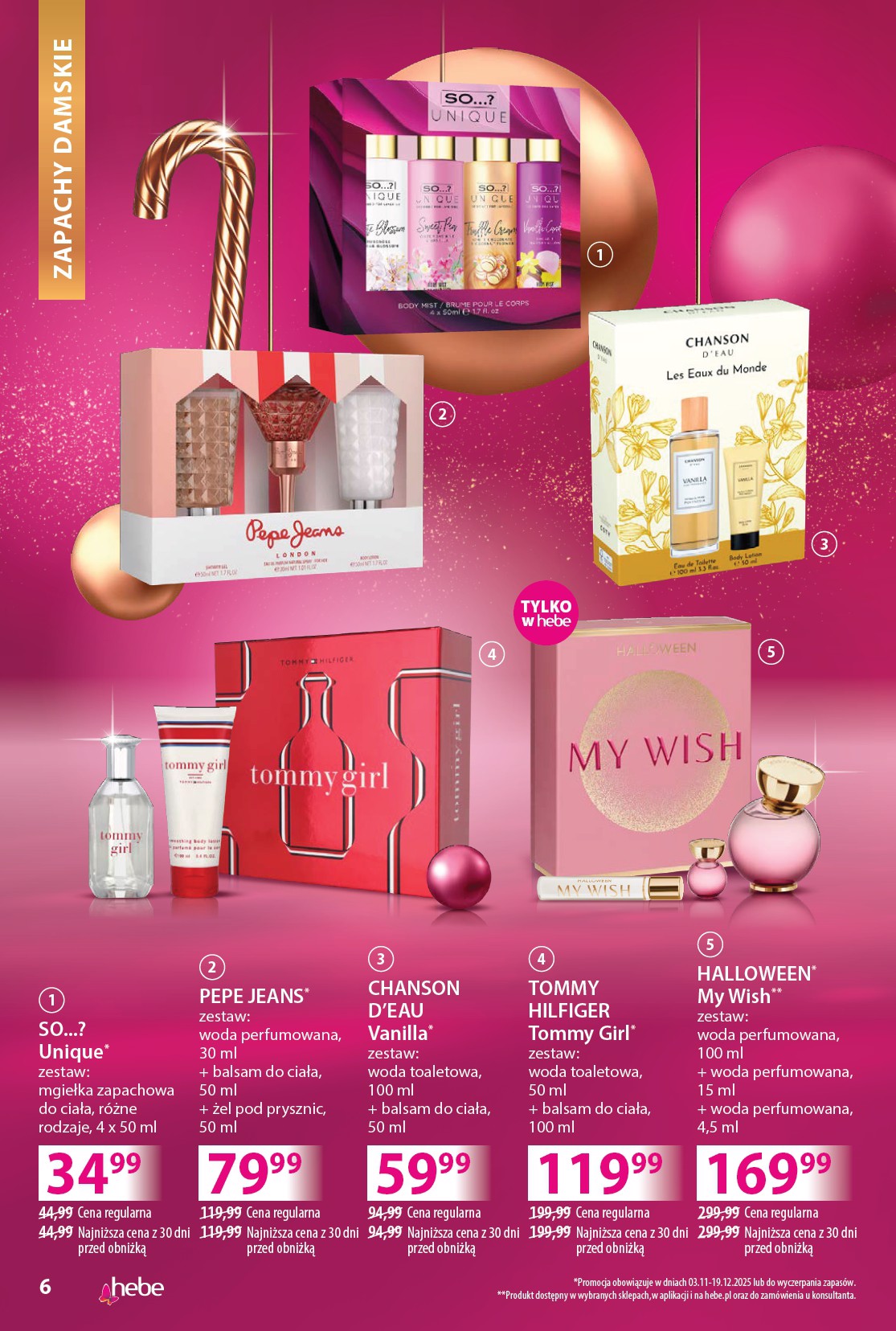 hebe - Gazetka Hebe - Katalog - ważna od 03.11. do 30.11. - page: 6