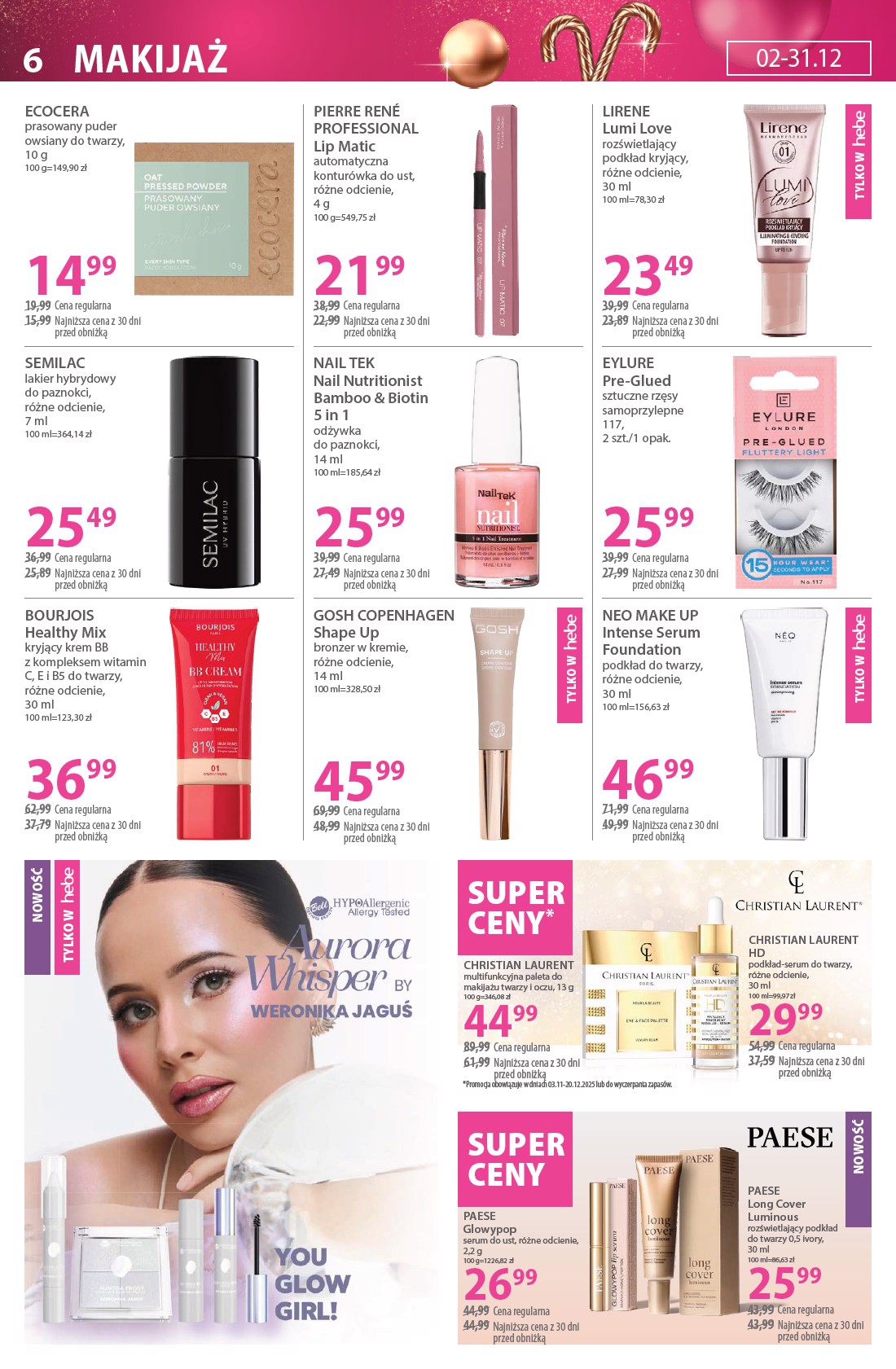 hebe - Gazetka Hebe - ważna od 02.12. do 14.12. - page: 6