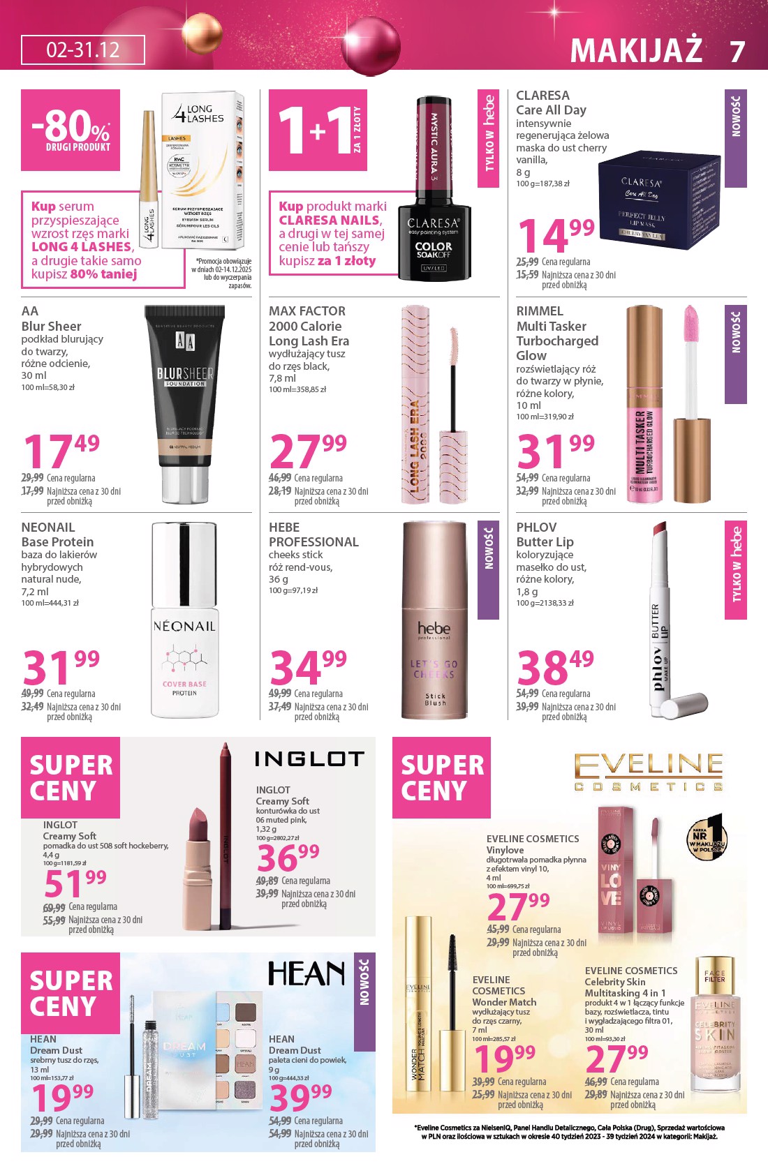 hebe - Gazetka Hebe - ważna od 02.12. do 14.12. - page: 7