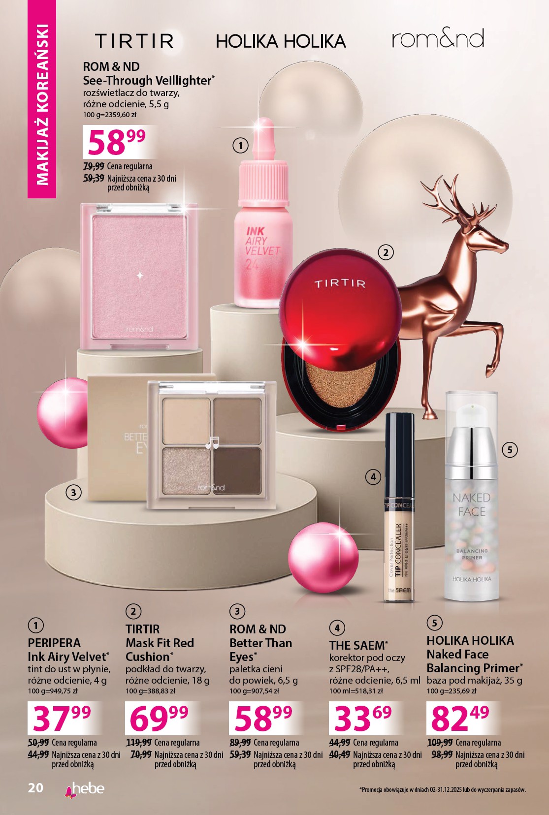 hebe - Gazetka Hebe - Katalog - ważna od 02.12. do 24.12. - page: 20