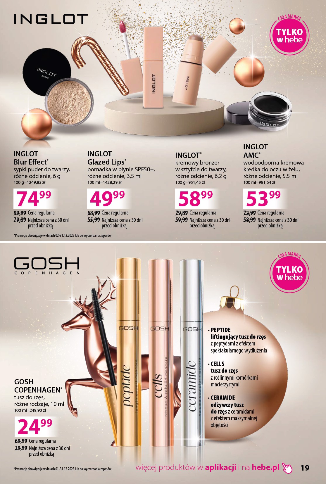 hebe - Gazetka Hebe - Katalog - ważna od 02.12. do 24.12. - page: 19