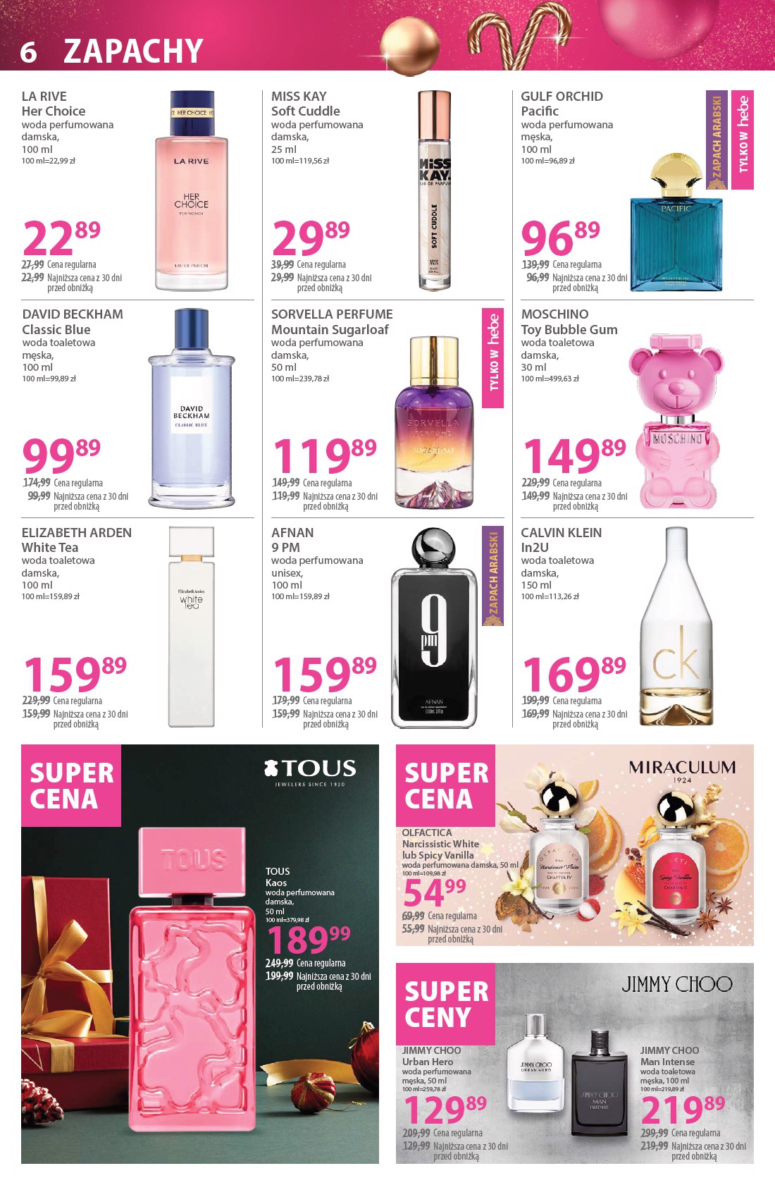 hebe - Gazetka Hebe - ważna od 15.12. do 31.12. - page: 6