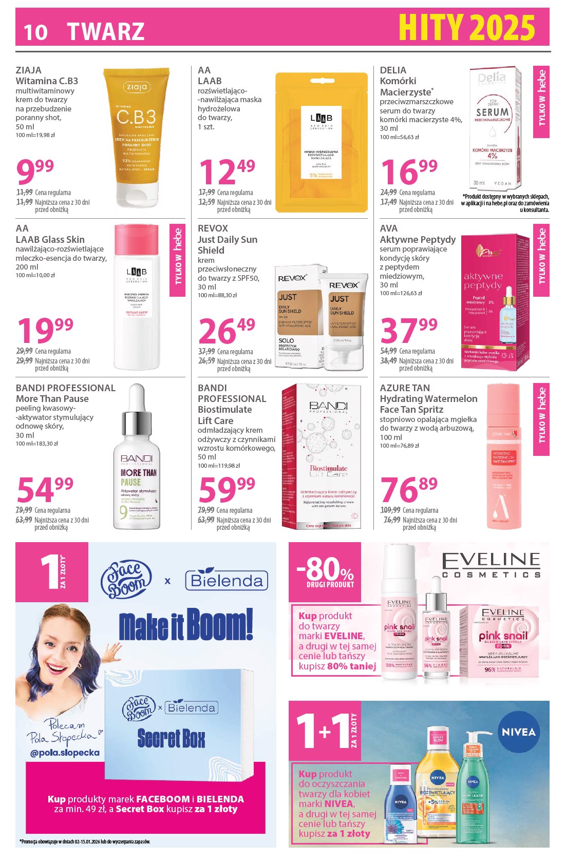 hebe - Gazetka Hebe - ważna od 02.01. do 15.01. - page: 10