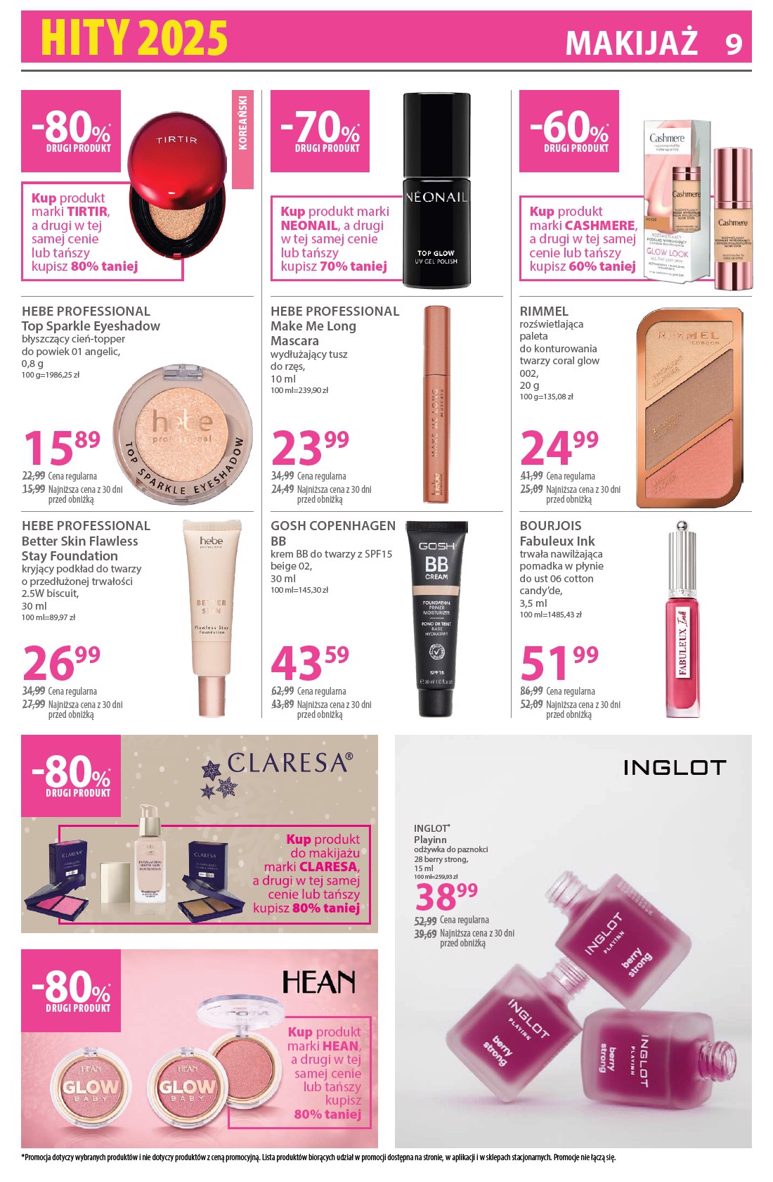 hebe - Gazetka Hebe - ważna od 02.01. do 15.01. - page: 9