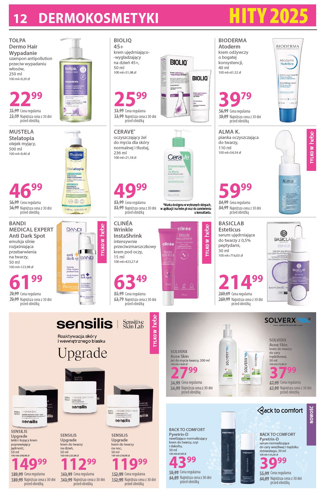 hebe - Gazetka Hebe - ważna od 02.01. do 15.01. - page: 12