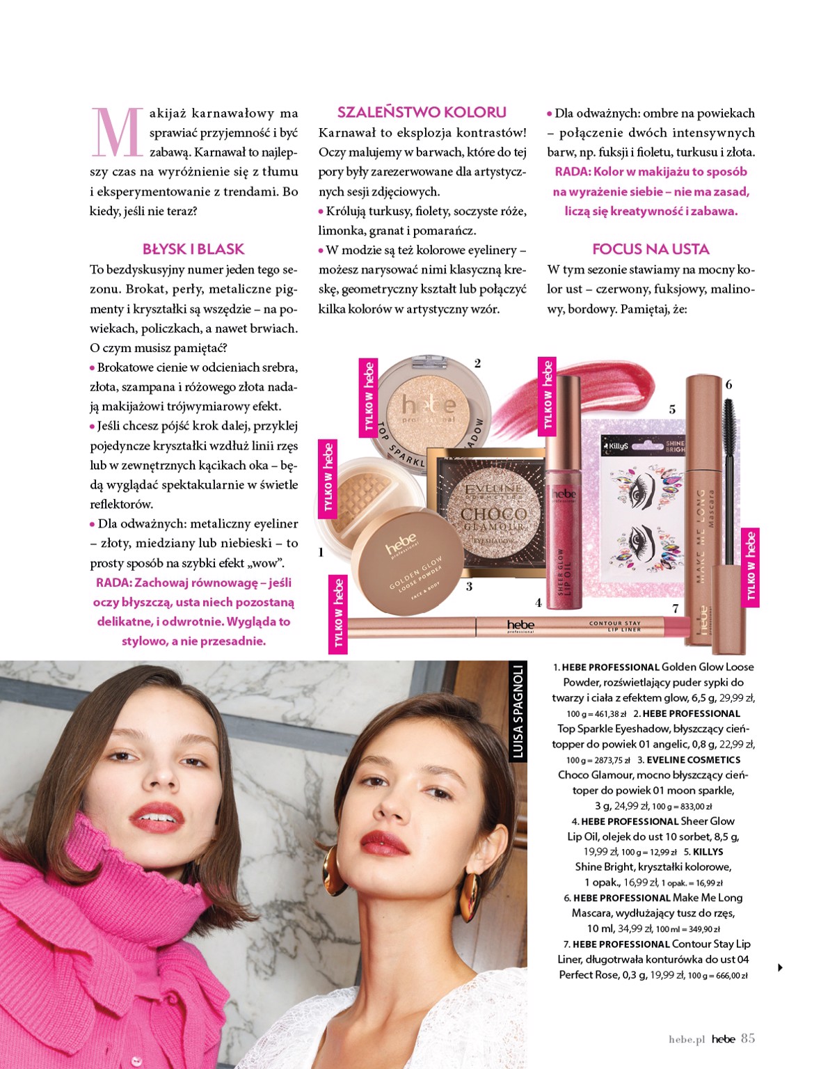 hebe - Gazetka Hebe - Magazyn - ważna od 01.01. do 28.02. - page: 85