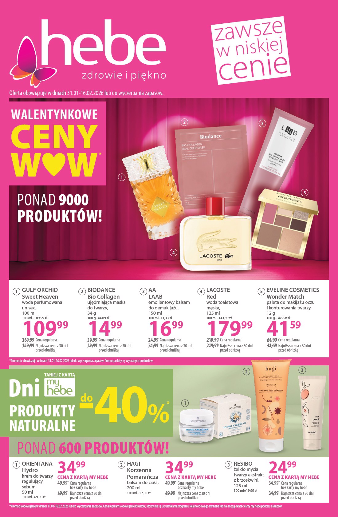 hebe - Gazetka Hebe - ważna od 31.01.2026 do 16.02.2026