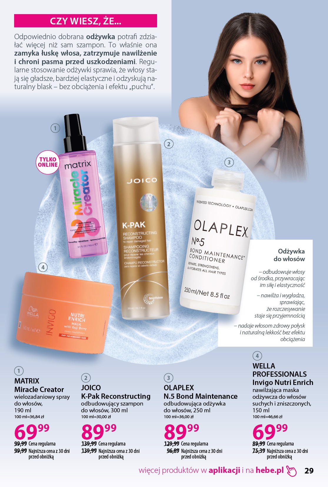 hebe - Gazetka Hebe - Piękne włosy - ważna od 31.01.2026 do 11.03.2026 - page: 29