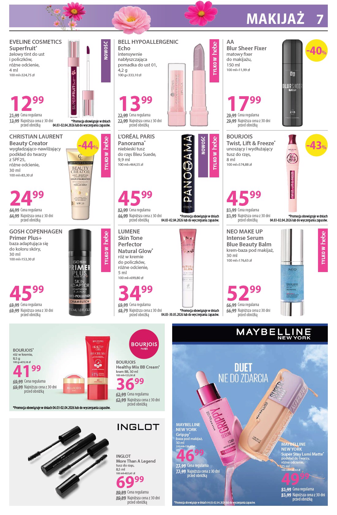 hebe - Gazetka Hebe - ważna od 04.03.2026 do 18.03.2026 - page: 7