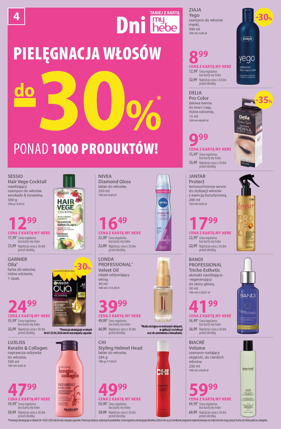 hebe - Gazetka Hebe - ważna od 04.03.2026 do 18.03.2026 - page: 4