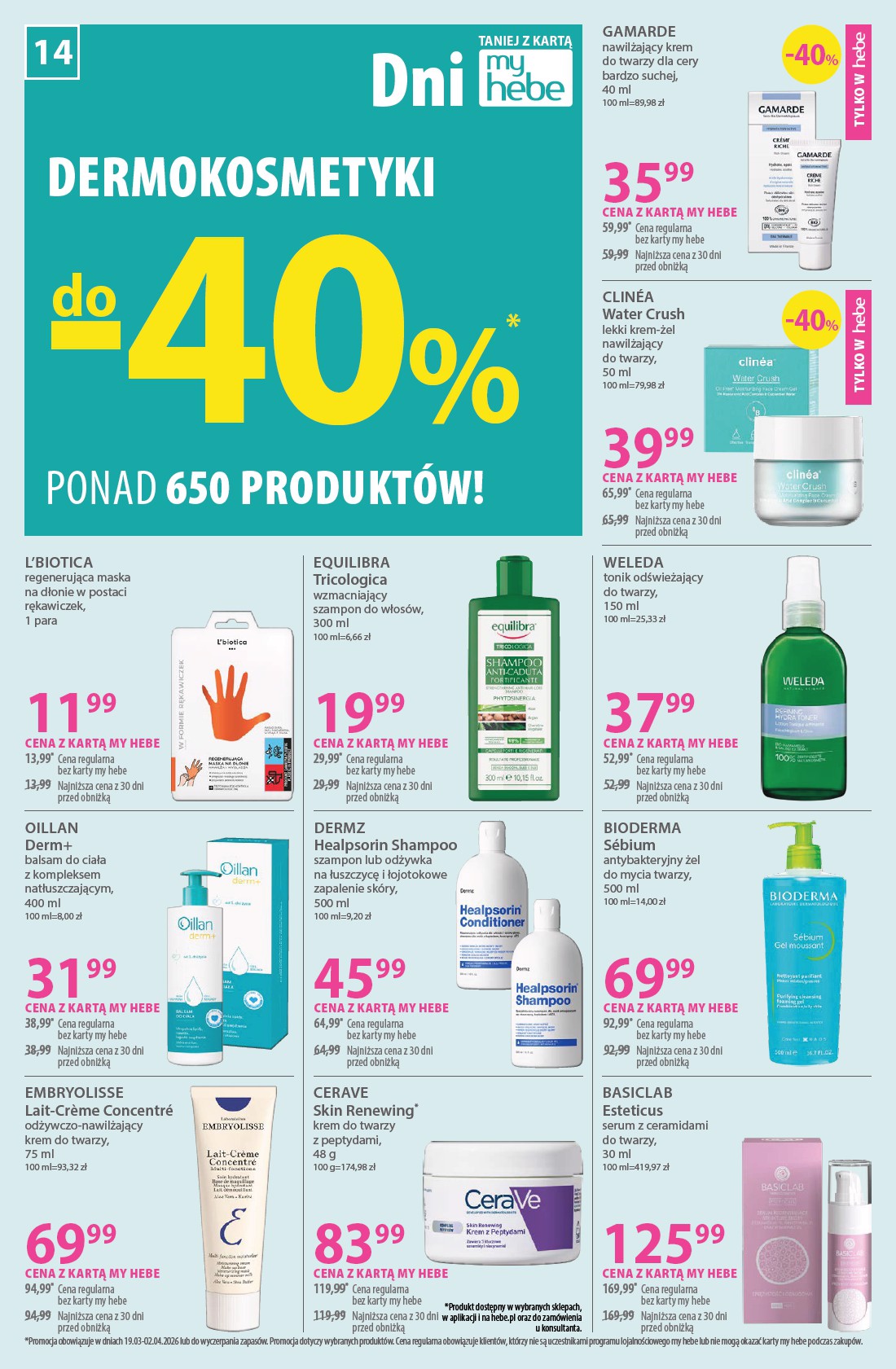 hebe - Gazetka Hebe - ważna od 19.03.2026 do 02.04.2026 - page: 14