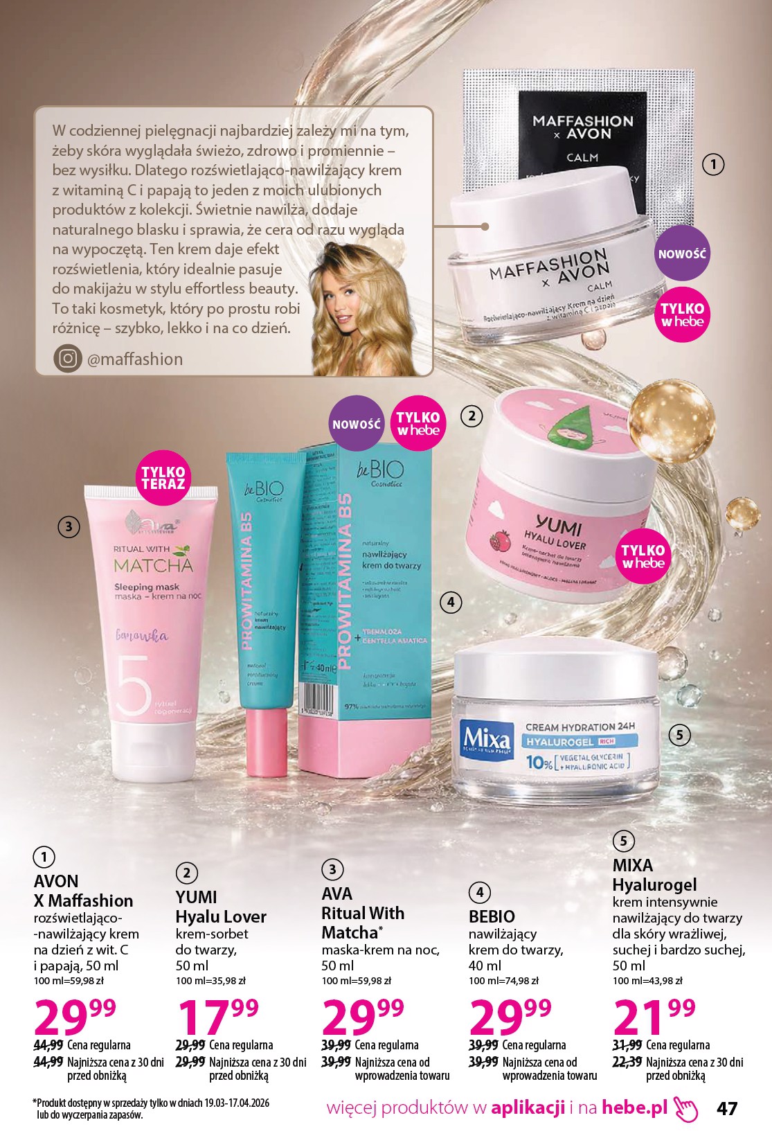 hebe - Gazetka Hebe - Katalog - ważna od 19.03.2026 do 17.04.2026 - page: 47