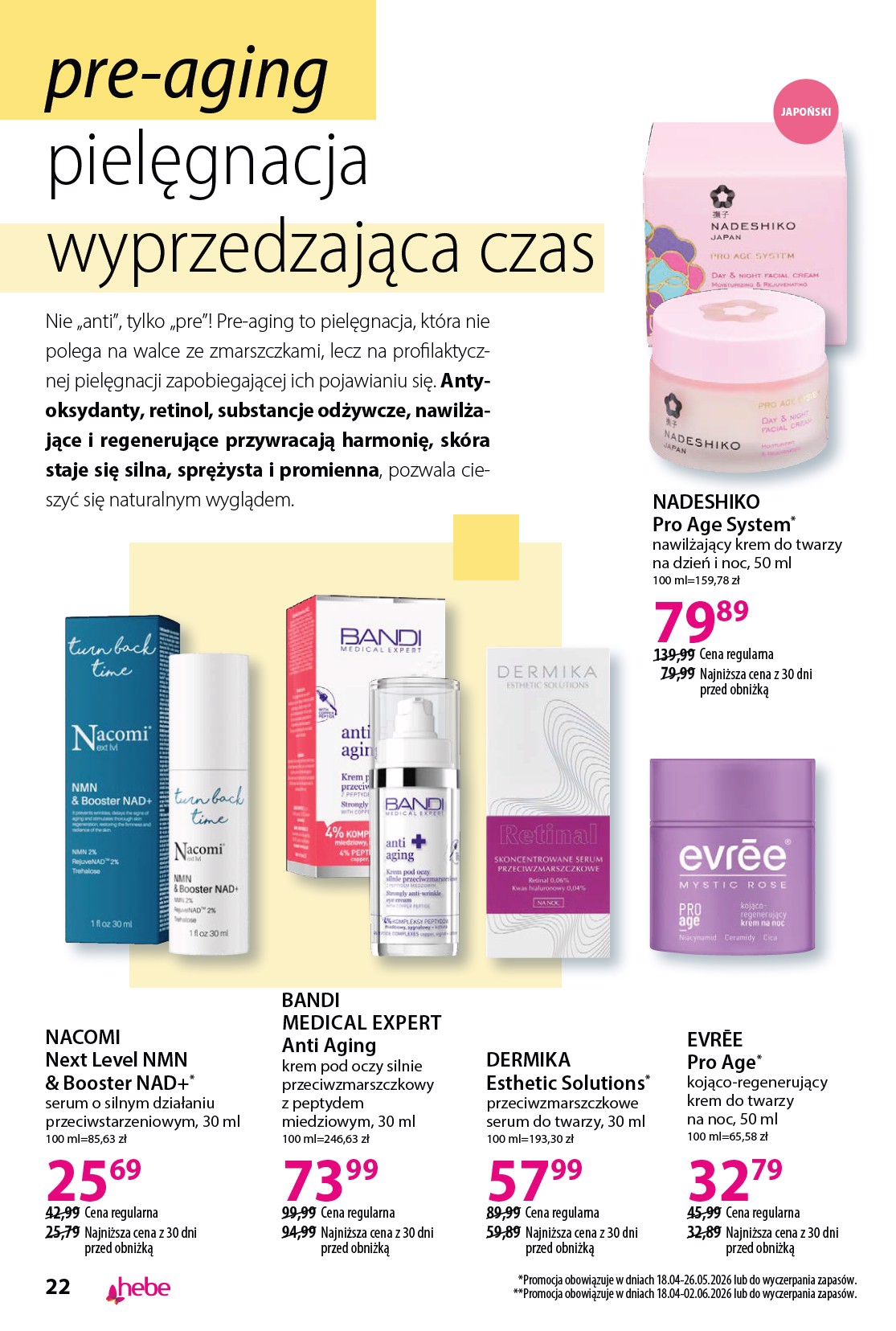 hebe - Aktualna gazetka Hebe - Katalog ważna od 18.04.2026 do 18.05.2026 - page: 22