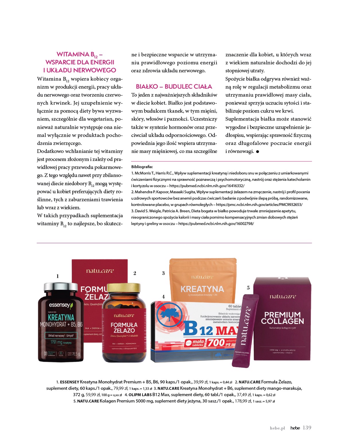 hebe - Aktualna gazetka Hebe - Magazyn ważna od 01.05.2026 do 30.06.2026 - page: 139