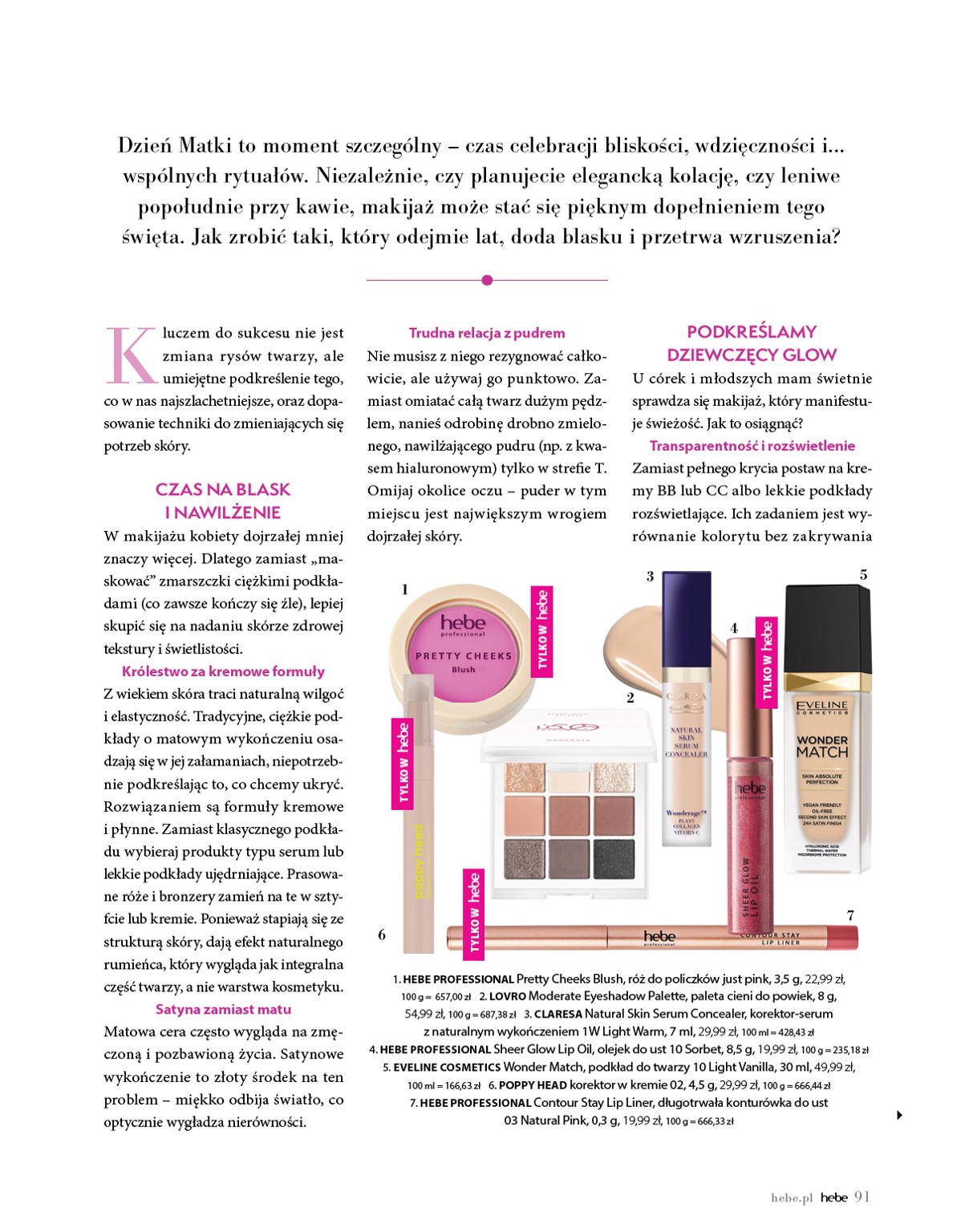 hebe - Aktualna gazetka Hebe - Magazyn ważna od 01.05.2026 do 30.06.2026 - page: 91
