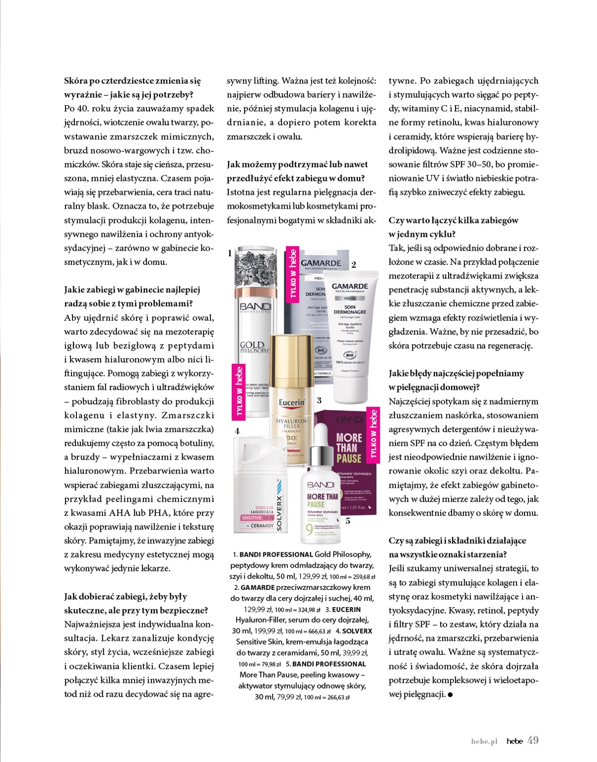 hebe - Aktualna gazetka Hebe - Magazyn ważna od 01.05.2026 do 30.06.2026 - page: 49