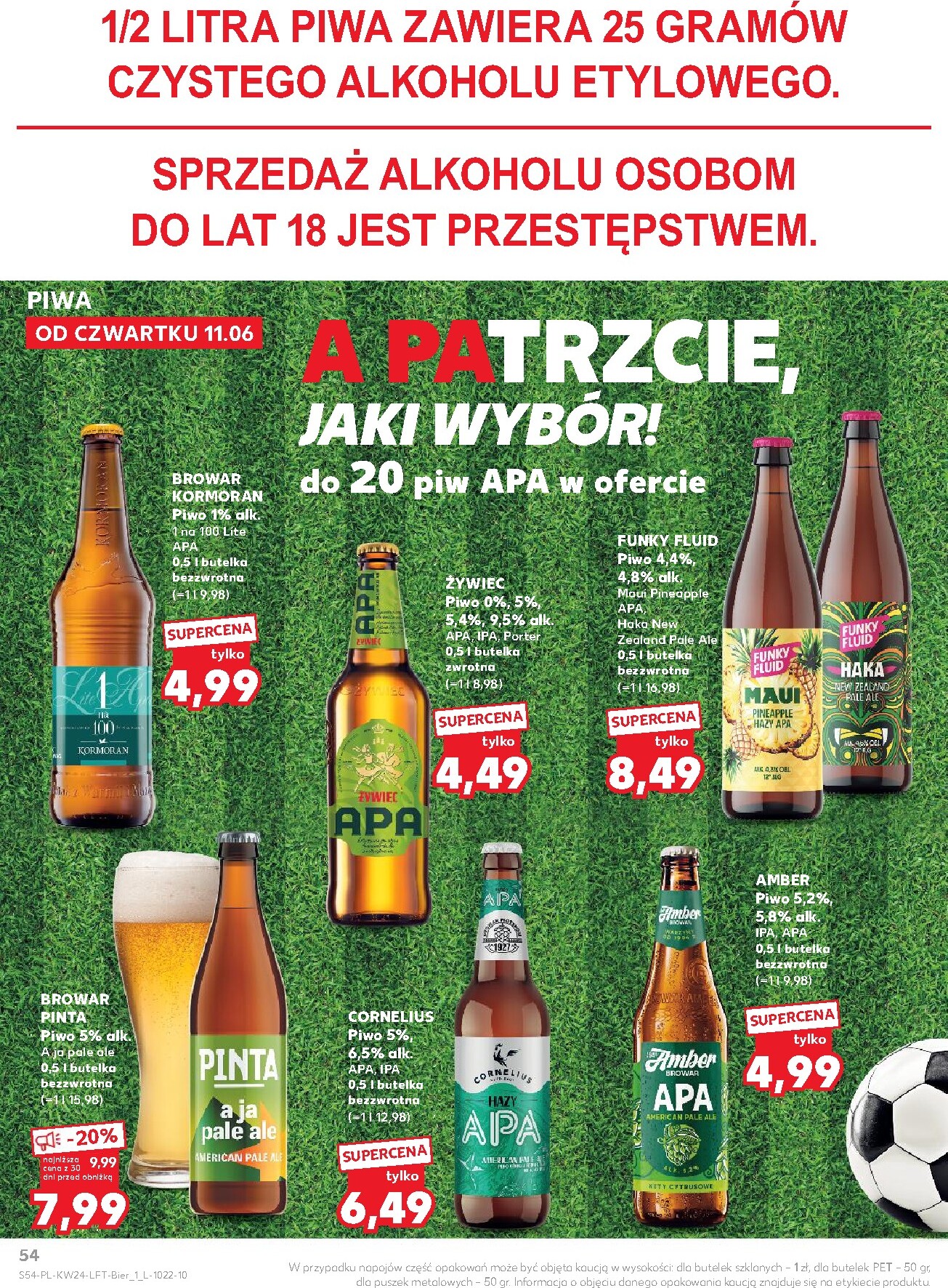 kaufland - Nowa gazetka Kaufland ważna od 11.06.2026 do 17.06.2026 - page: 54