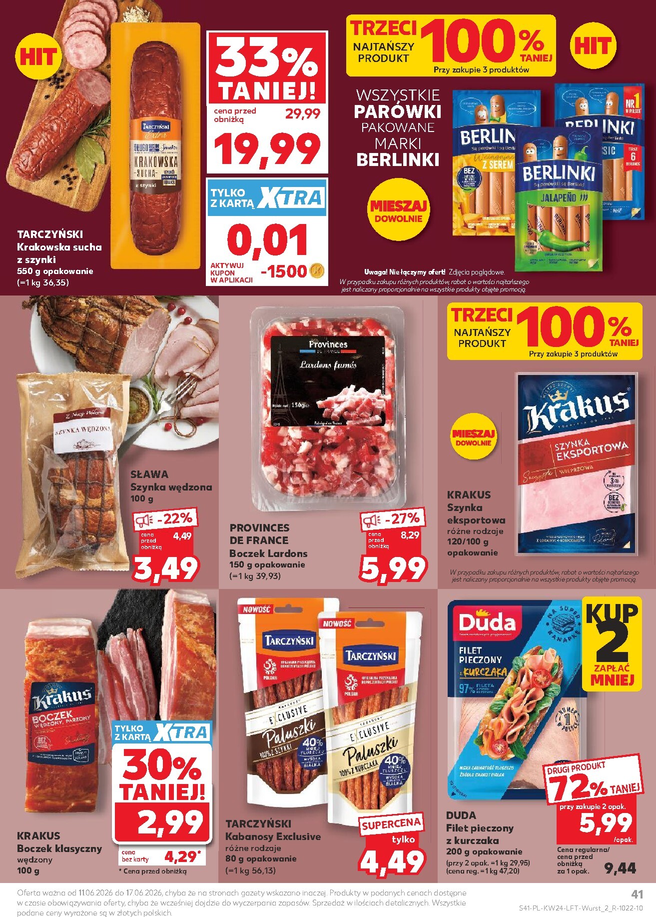 kaufland - Nowa gazetka Kaufland ważna od 11.06.2026 do 17.06.2026 - page: 41