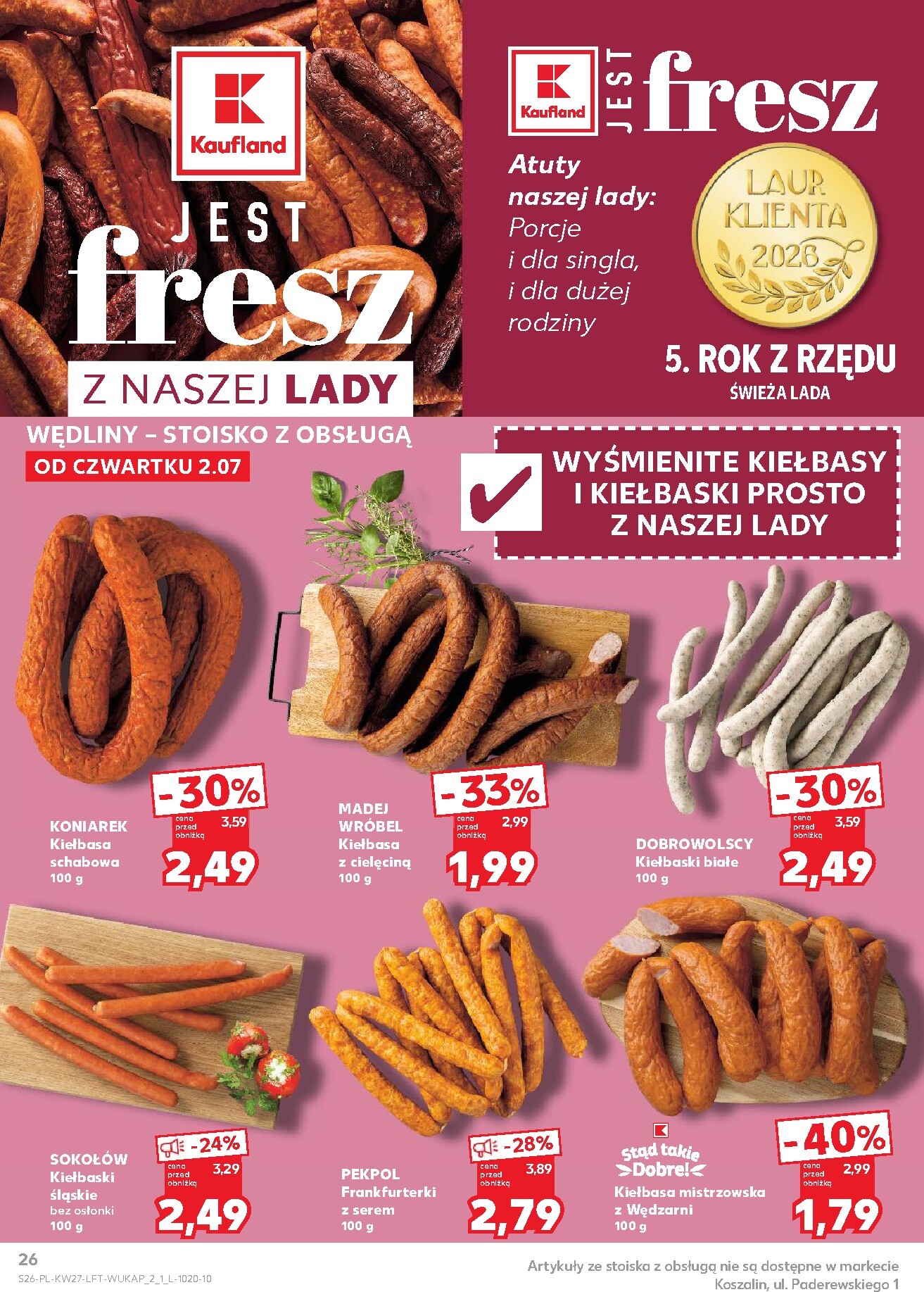 kaufland - Nowa gazetka Kaufland ważna od 02.07.2026 do 08.07.2026 - page: 26