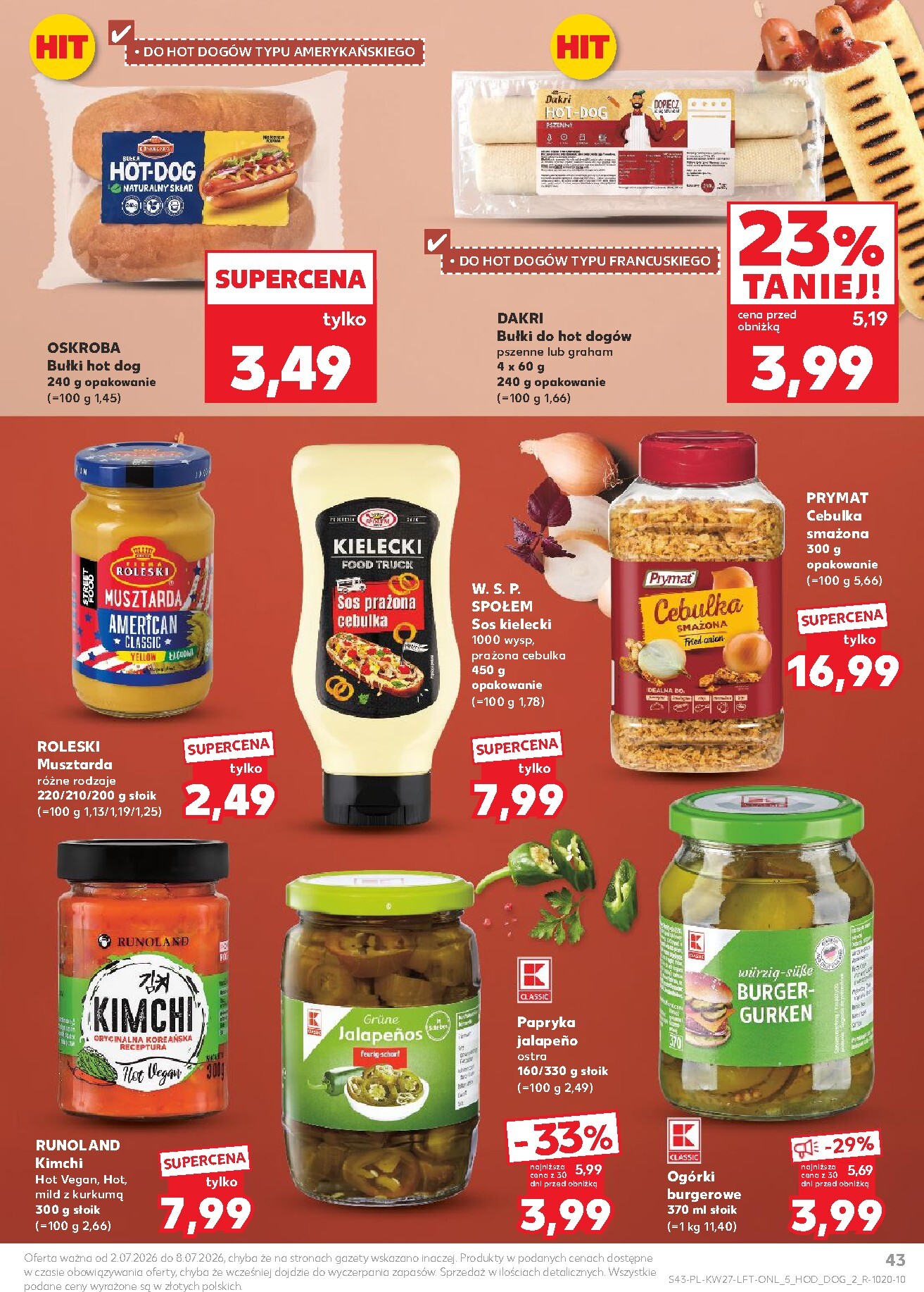 kaufland - Nowa gazetka Kaufland ważna od 02.07.2026 do 08.07.2026 - page: 43