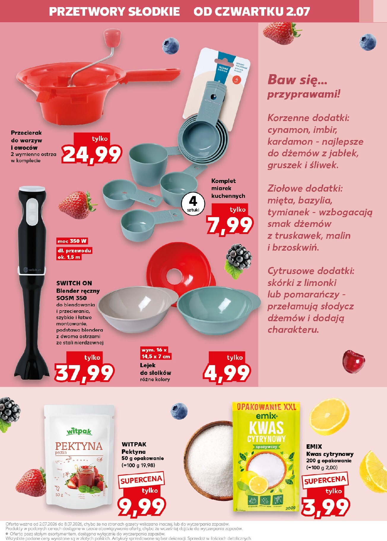 kaufland - Nowa gazetka Kaufland - Kochamy przetwory! ważna od 02.07.2026 do 08.07.2026 - page: 7
