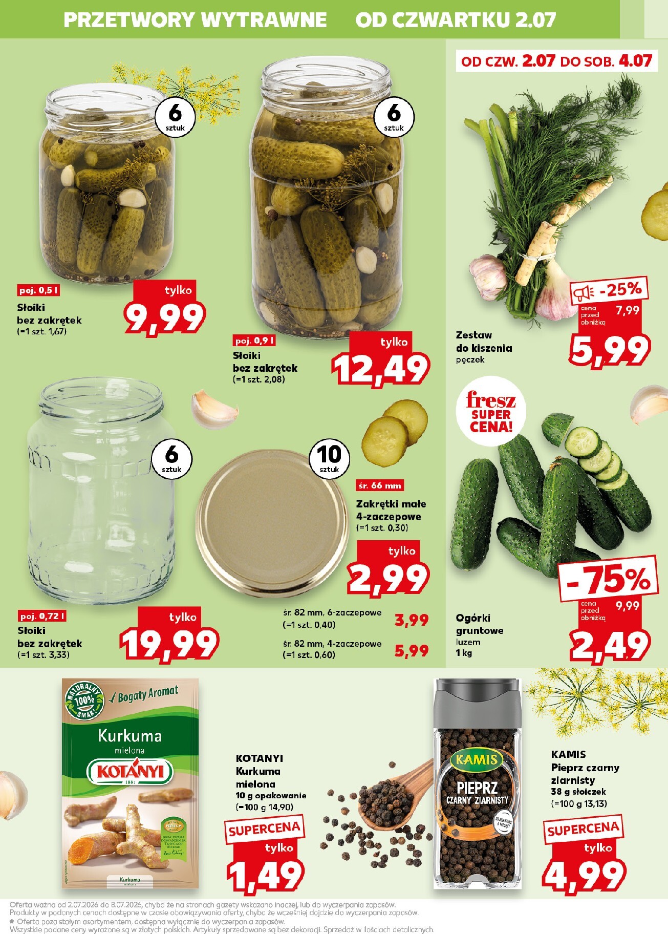 kaufland - Nowa gazetka Kaufland - Kochamy przetwory! ważna od 02.07.2026 do 08.07.2026 - page: 13