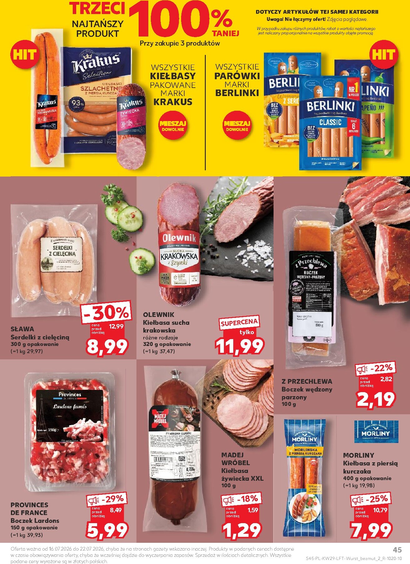 kaufland - Nowa gazetka Kaufland ważna od 16.07.2026 do 22.07.2026 - page: 45