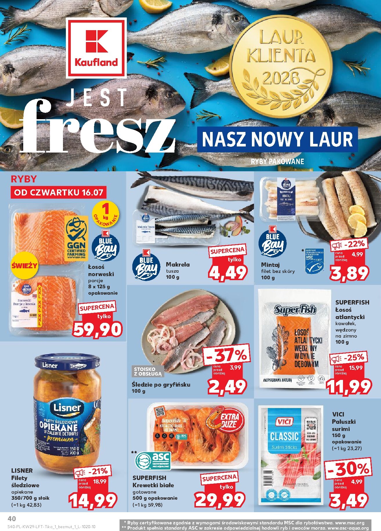 kaufland - Nowa gazetka Kaufland ważna od 16.07.2026 do 22.07.2026 - page: 40