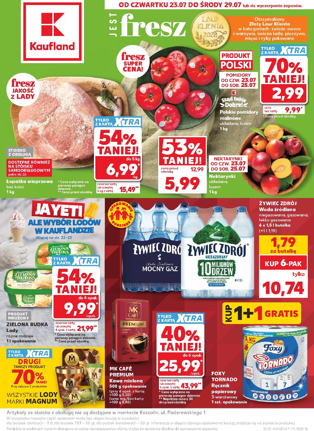 kaufland - Nowa gazetka Kaufland ważna od 23.07.2026 do 29.07.2026